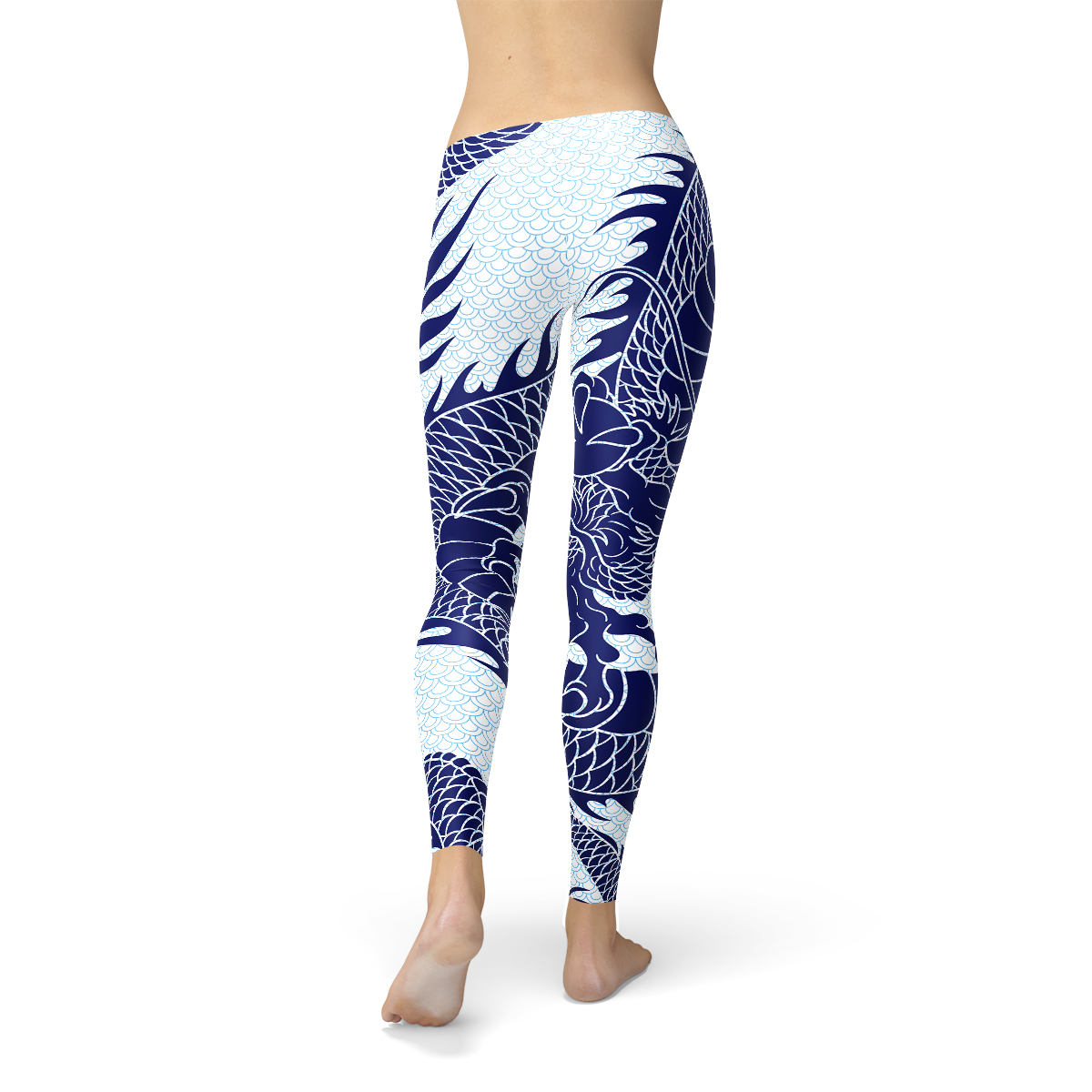 Womens Japanese Dragon Leggings